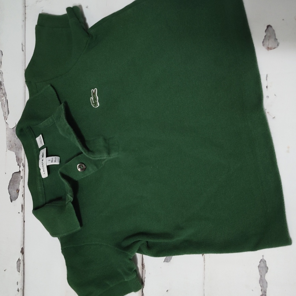 Lacoste Kids Polo in Forest Green